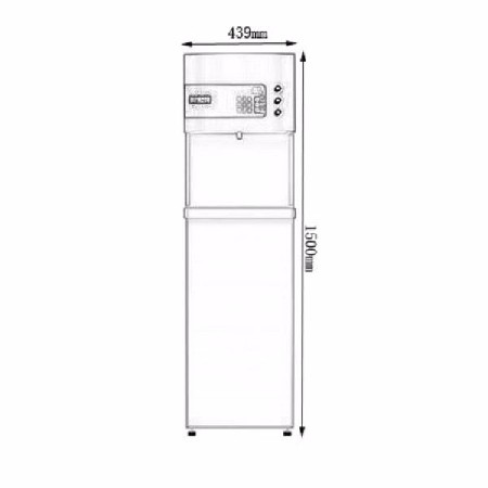 Hezhong brand UW-313AS-3 programmable ice temperature hot water dispenser